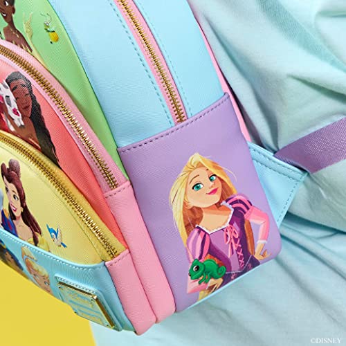 Loungefly Disney princess store triple pocket mini backpack