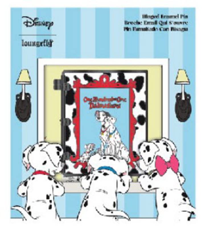 Loungefly Disney 101 Dalmatian Book 3" Collector Box Pin