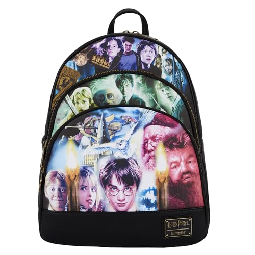 Loungefly HARRY POTTER TRILOGY TRIPLE POCKET MINI BACKPACK