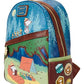Loungefly Peanuts Beagle Scouts 50th Anniversary Womens Double Strap Shoulder Bag Purse