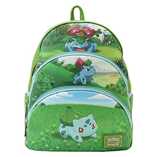 Pokemon Bulbasaur Evolutions Triple Pocket Mini Backpack