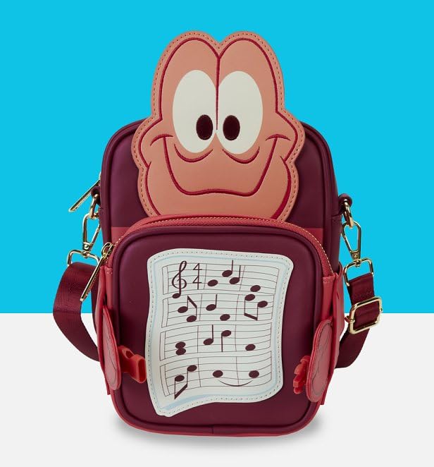 Loungefly Disney The Little Mermaid 35th Anniversary Sebastian Crossbody Bag