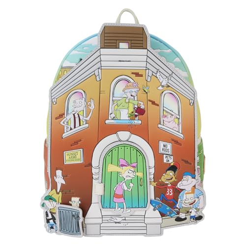 Loungefly Hey Arnold! Sunset Arms Boarding House Mini Backpack