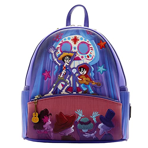 Loungefly Coco Miguel and Hector Performance Mini Backpack