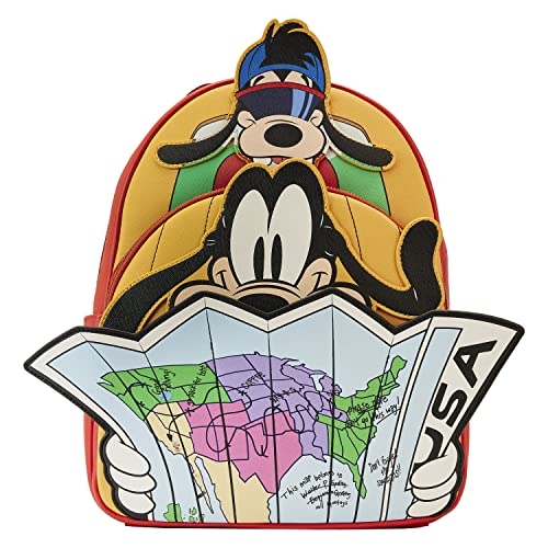 Loungefly Disney Goofy Movie Road Trip Map Mini Backpack