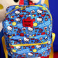 Loungefly Hello Kitty 50th Anniversary All Over Print Nylon Square Mini Backpack