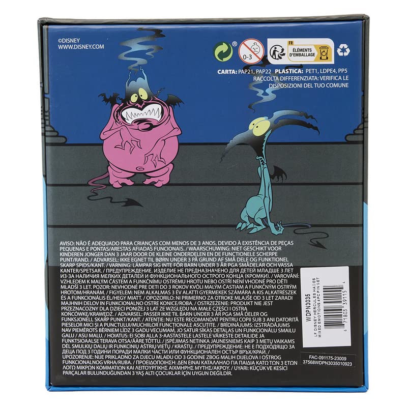 Loungefly Disney Hercules Hades Mixed Emotions 4pc Pin Set