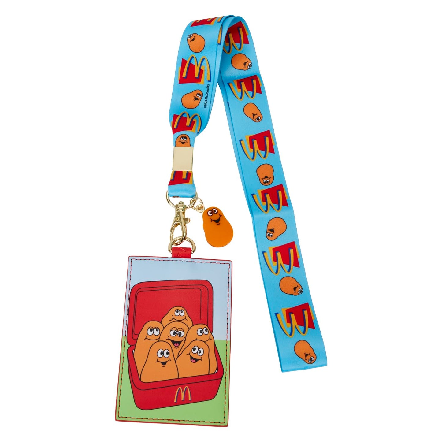 Loungefly MCDONALDS CHICKEN NUGGIES LANYARD with CARDHOLDER