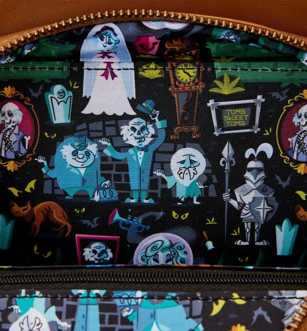 Loungefly Disney Haunted Mansion Clock Crossbody Bag