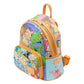 Loungefly Nickelodeon Nick 90s Color Block AOP Mini Backpack