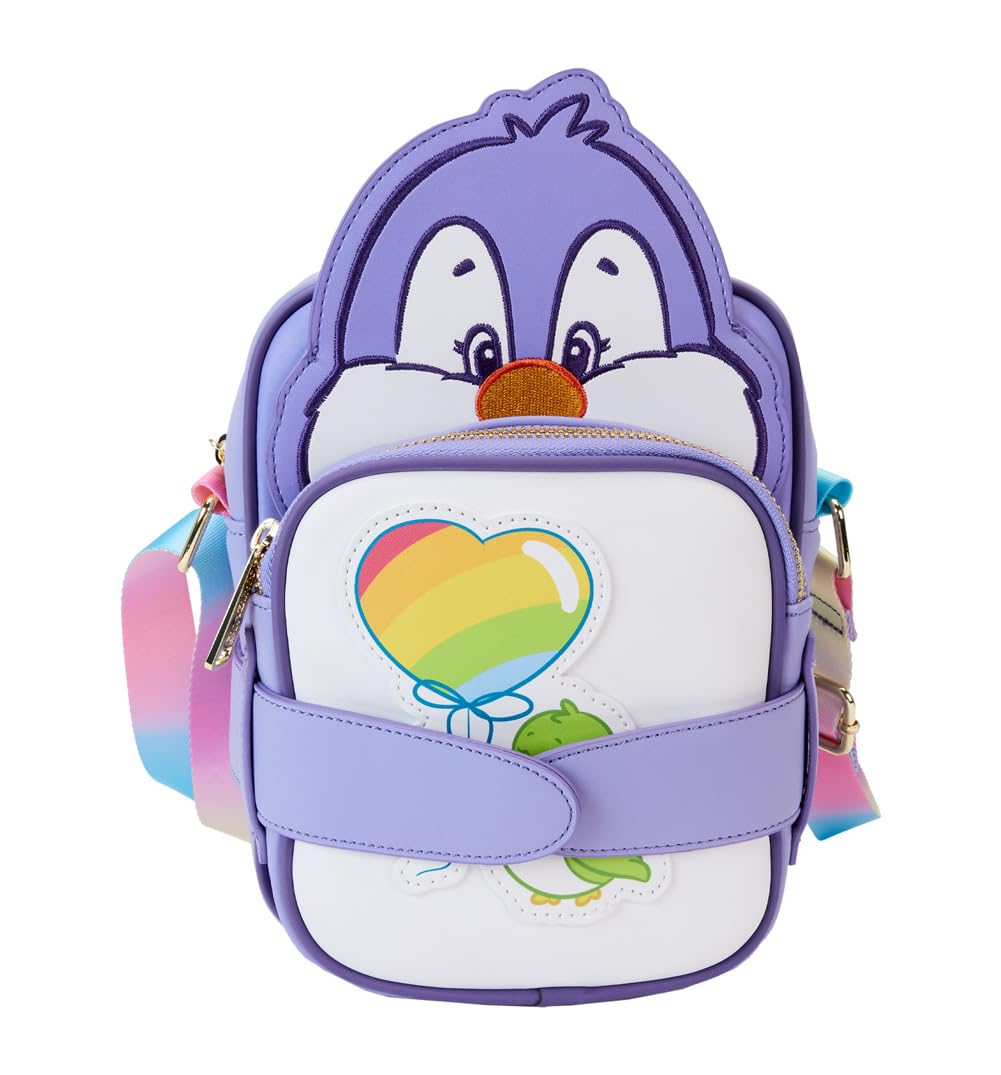 Loungefly Care Bear Cousins Cozy Heart Penguin Crossbuddies Crossbody with Coin Bag