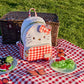 Loungefly Sanrio Hello Kitty Gingham Double Strap Shoulder Bag
