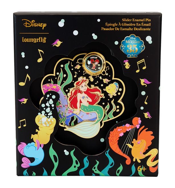 Loungefly Disney The Little Mermaid 35th Anniversary Life is the Bubbles Pin | Loungefly Accessories