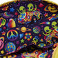 Loungefly Lisa Frank Yellow Rainbow Ring Saturn Crossbody Bag