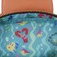 Loungefly Disney The Little Mermaid 35th Anniversary Sebastian Crossbody Bag