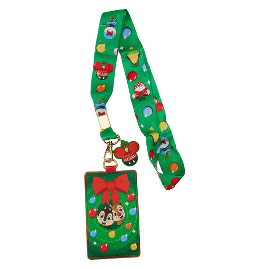 Loungefly Disney Chip and Dale Ornaments Lanyard with Cardholder