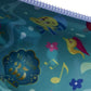 Loungefly Disney Little Mermaid 35th Anniversary Life is the Bubbles Nylon Zipper Pouch Wristlet