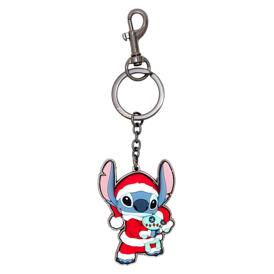 Loungefly DISNEY STITCH HOLIDAY SANTA KEYCHAIN