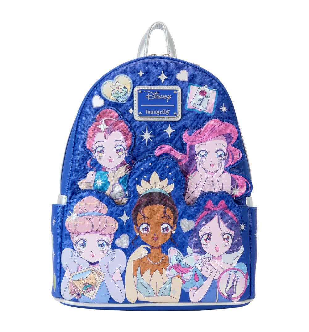 Loungefly Disney Princess Manga Style Mini Backpack