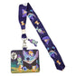 Disney Stitch Spooky Stories Halloween Lanyard with Card Holder