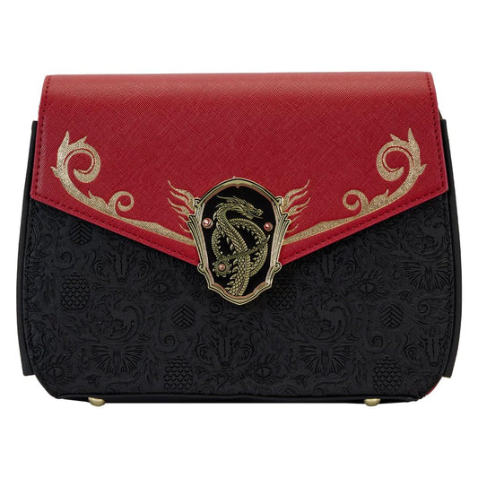 Loungefly House of the Dragon All Over Print House Targaryen Crossbody Bag