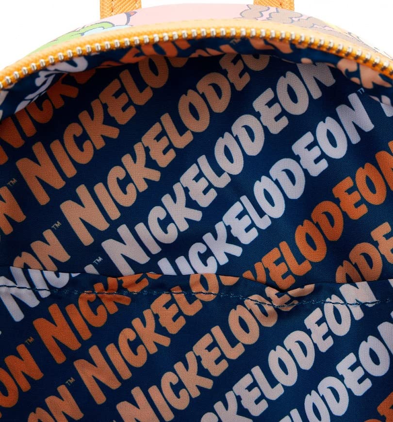 Loungefly Nickelodeon Nick 90s Color Block AOP Mini Backpack