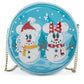 Loungefly X Disney Mickey & Minnie Snow Globe Crossbody Bag - Fashion Cute Crossbody Bags