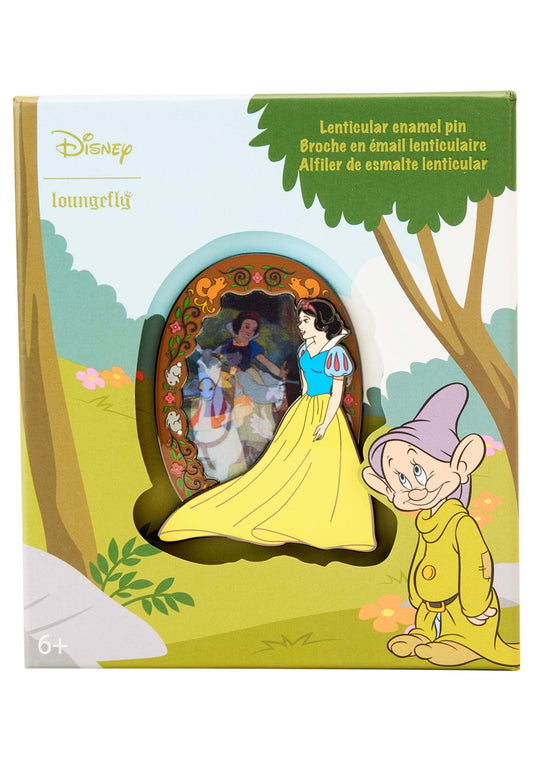 Loungefly Disney Snow White Lenticular Scene 3-Inch Collector Pin Standard